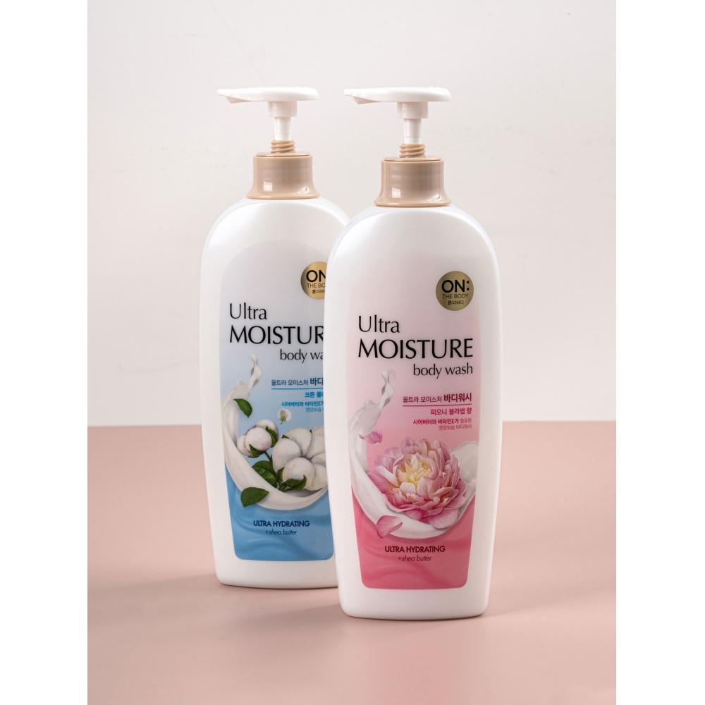 On The Body Ultra Moisture Body Wash 785 Ml peOny Blossom Fragrance