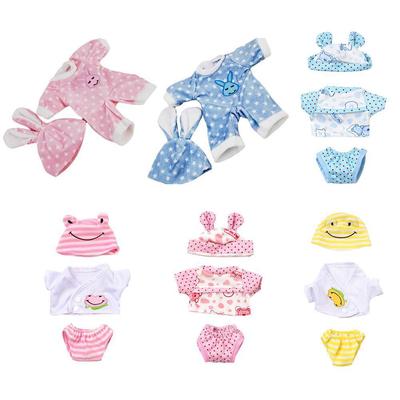 30cm Doll Clothes Cute Rabbit Frog Casual Outfit For Simulation Doll Change A Suit Soft Cloth Doll Set Sweater Doll Accesso J4M3