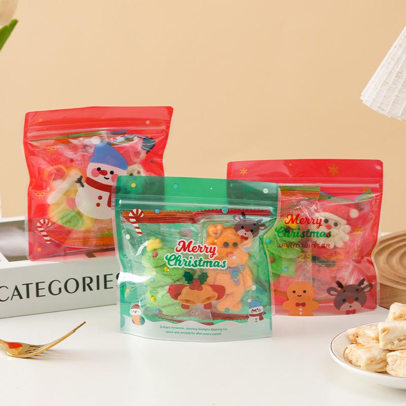 Holiday Cookie & Snack Sealing Bags - Christmas & New Year Edition