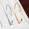 Simple T-Letter Design Synthetic Zirconia Women's Bracelet For Daily Gift-Giving Jewelry Accessories