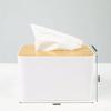 LIEI Customizable Tissue Box with Wooden Lid