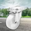 1/2/4Pcs White Nylon Rubber Caster Wheel Heavy Duty Swivel Casters New Furniture Roller
