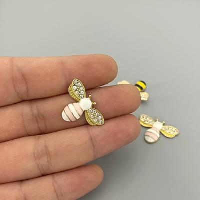 Alloy Drip- Honeybee Pendant Adorable Animal Charm Bag & Keyring Accessory Decorative Jewelry