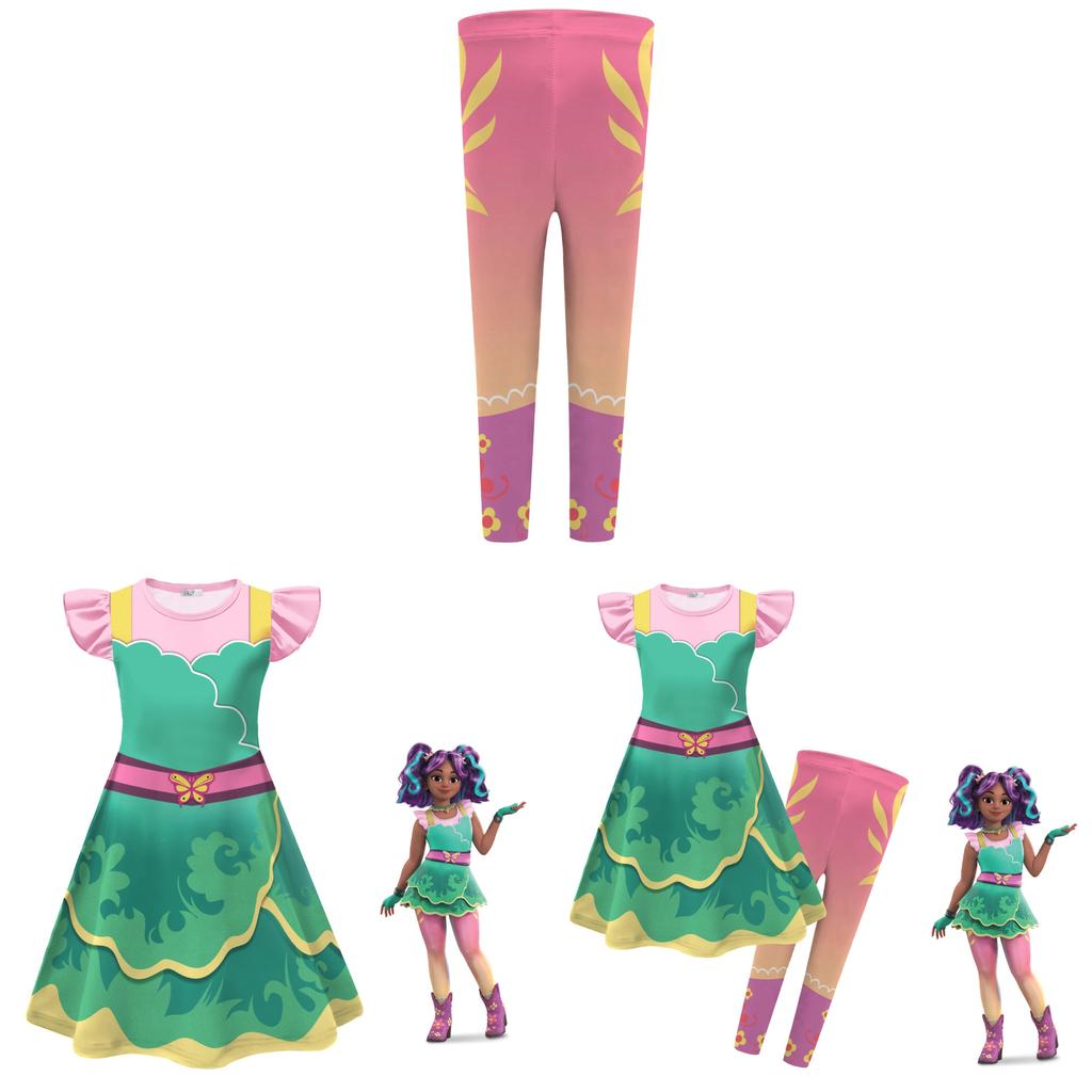 Unicorn Academy Ava Banji Costume With Polyester Fabric And Abstract Pattern For Casual Party Use