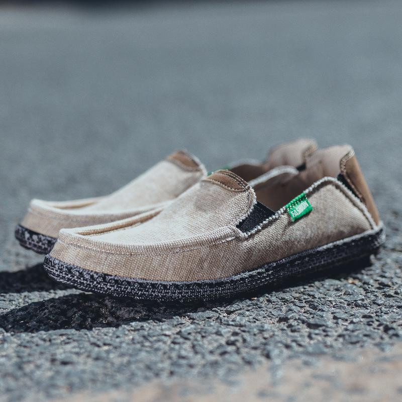 Large size canvas shoes summer new cloth shoes soil retro lazy casual shoes