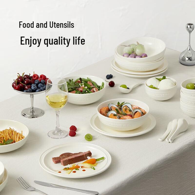 Wenlun Mountain Pebble Ceramic Dinnerware Set