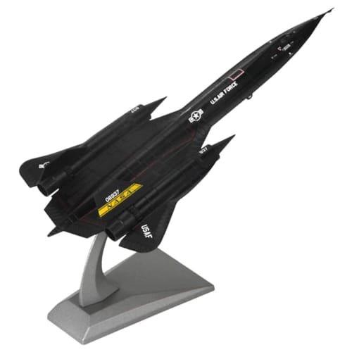 Vrttlkkfe 1/144 Diecast A-71A Blackbird Reconnaissance Airplane Model, Perfect for Kids, Adults, Home, and Office Decor