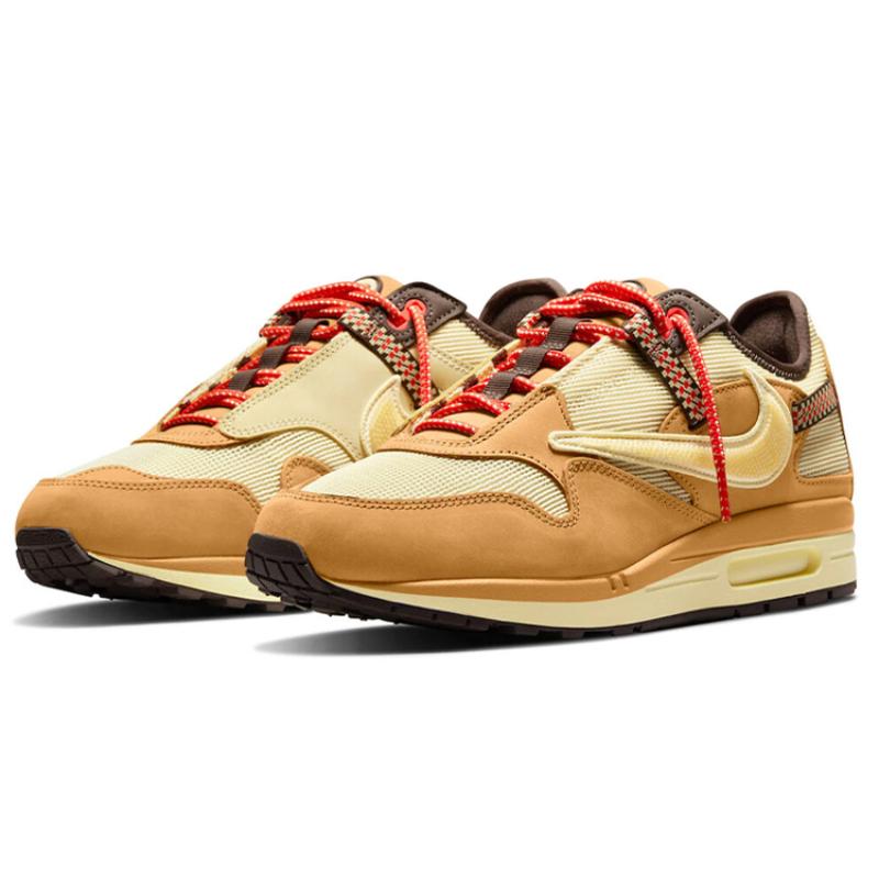Nike Air Max 1 Travis Scott Cactus Jack Wheat Lemon Drop Tenisky Ležérní Obuv DO9392-701