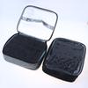 30-Slot Nail Polish Storage Bag, Black Gray Portable Hand-Held Large Cosmetic Bag, Holds Up To 30 Bottlessmall Clear Nail Polish