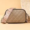 Leather Women'S Bag Trendy Fashion Shoulder Messenger Bag Diamond Square Bag