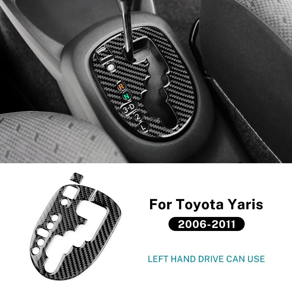 

Наклейка из настоящего мягкого углеродного волокна для Toyota Yaris 2006 2007 2008 2009 2010 2011 LHD RHD Панель переключения передач автомобиля Аксессуары для интерьера