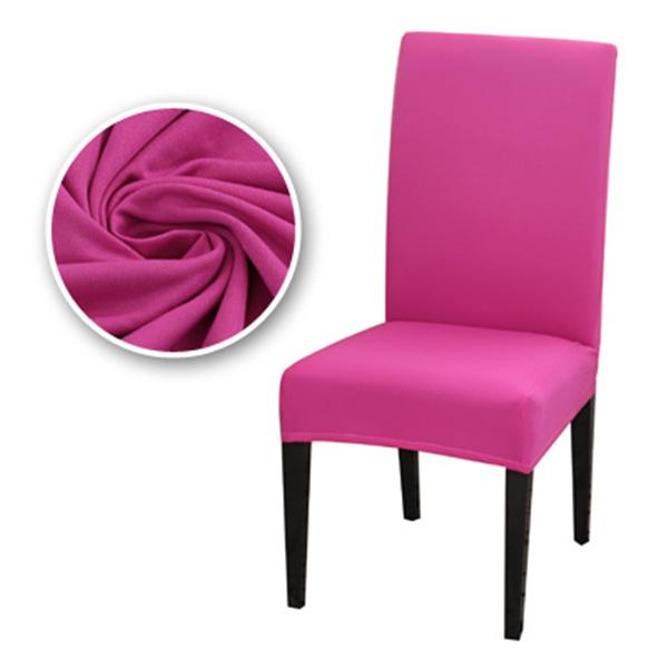 Slipcover Removable Anti-dirty Seat Chair Cover Spandex Kitchen Cover for Banquet Wedding Dinner Restaurant