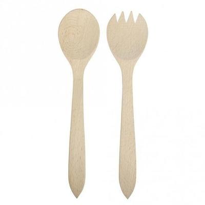 Salatbesteck aus Holz 24,5 cm