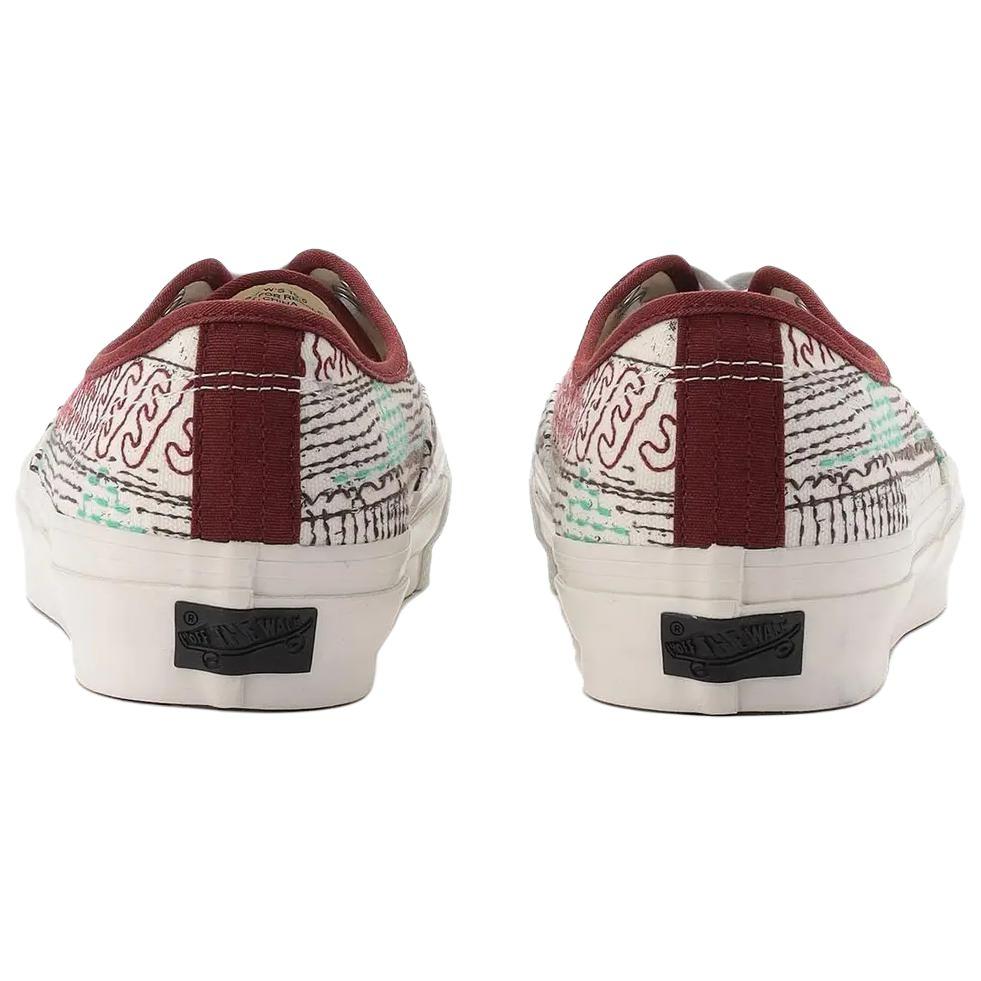 New Vans Premium Authentic 44 Skateboard Shoes Unisex White Red VN000D9NCCZ