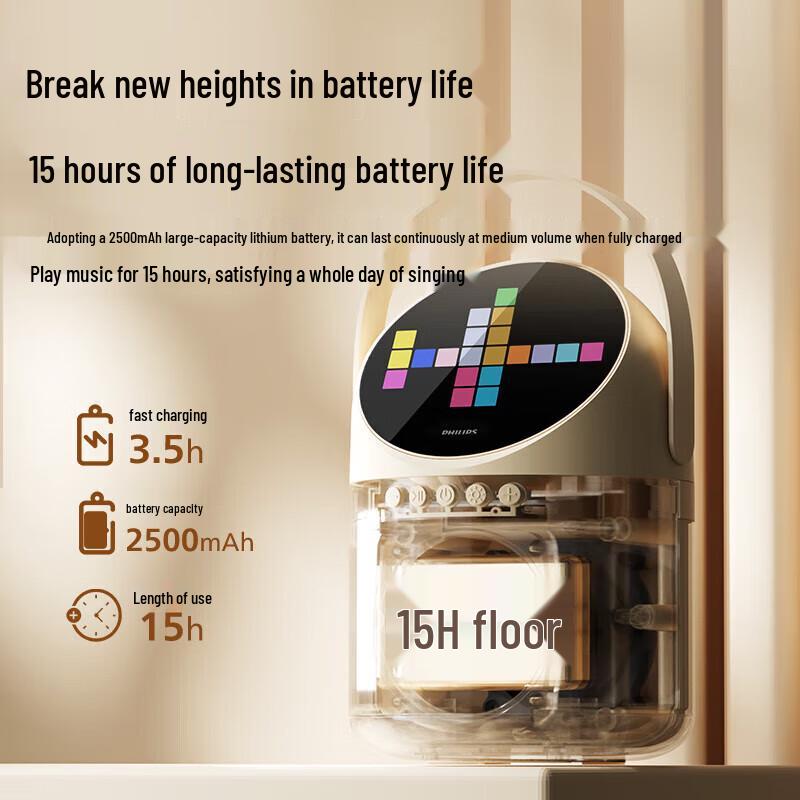 Philips TAS2508 Bluetooth Karaoke Speaker CN plug (adapter included)