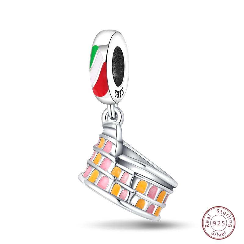 Copper Beaded Pendant Donut Dessert Cake Original 3Mm Bracelet Women Fine Jewelry