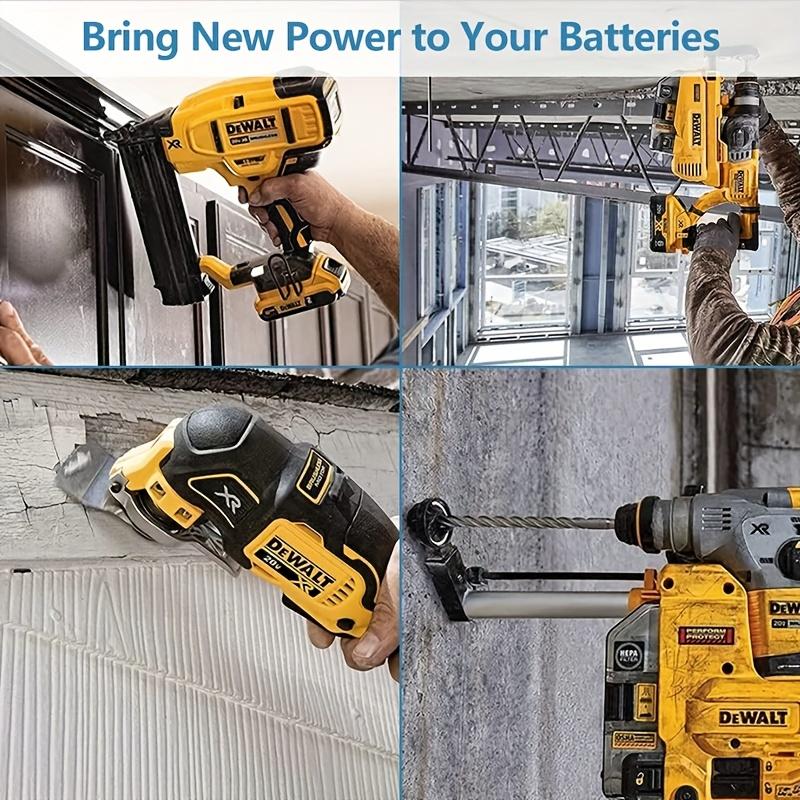 2-piece Set of 8.0Ah 20V Battery, 20V Battery Max Lithium-ion 8Ah Compatible with Dewalt Battery DCB200, DCB205 DCB206 DCB204 and Other Series