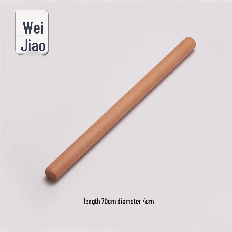 Solidny drewniany wałek do ciasta z drewna bukowego