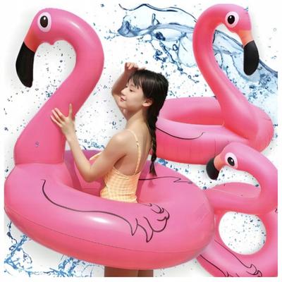 Koło Dmuchane Do Pływania Flaming Duże 90 Cm Dla Dzieci Basen Plaża Lato