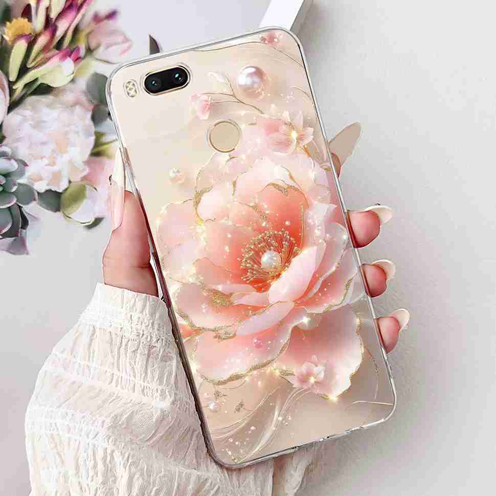 For Xiaomi Mi A1 MDG2 MDI2 Case Fashion Painting TPU Soft Silicone Cover For Xiaomi Mi A1 Mi 5X 5.5" Colorful Flower Phone Shell