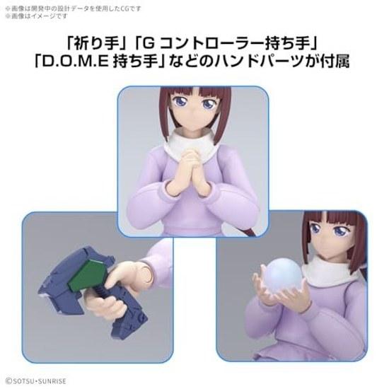 BANDAI SPIRITS Figure-rise Standard Mobile Century Gundam X Tifa Adil Plastic Model Kit Pre-colored