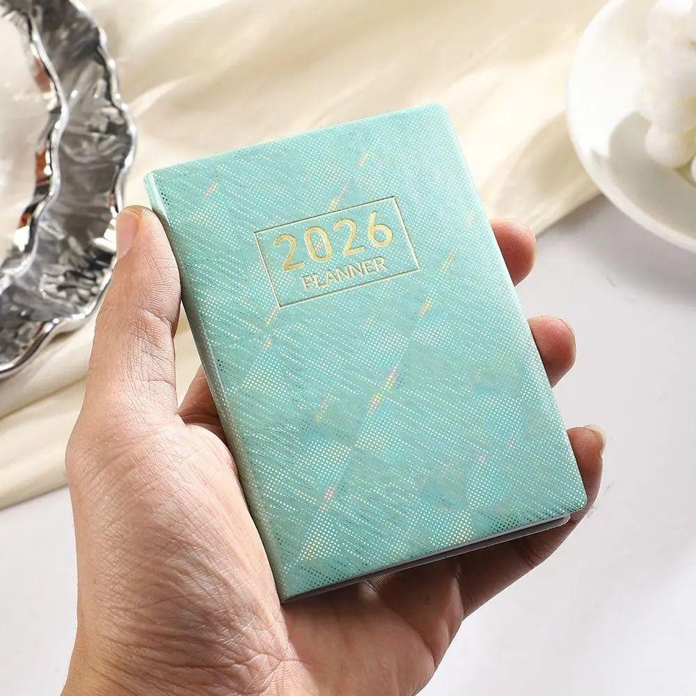 Calendar A7 Mini Notebook Square Portable Pocket Memo Simple Weekly Planner Notepad  Students