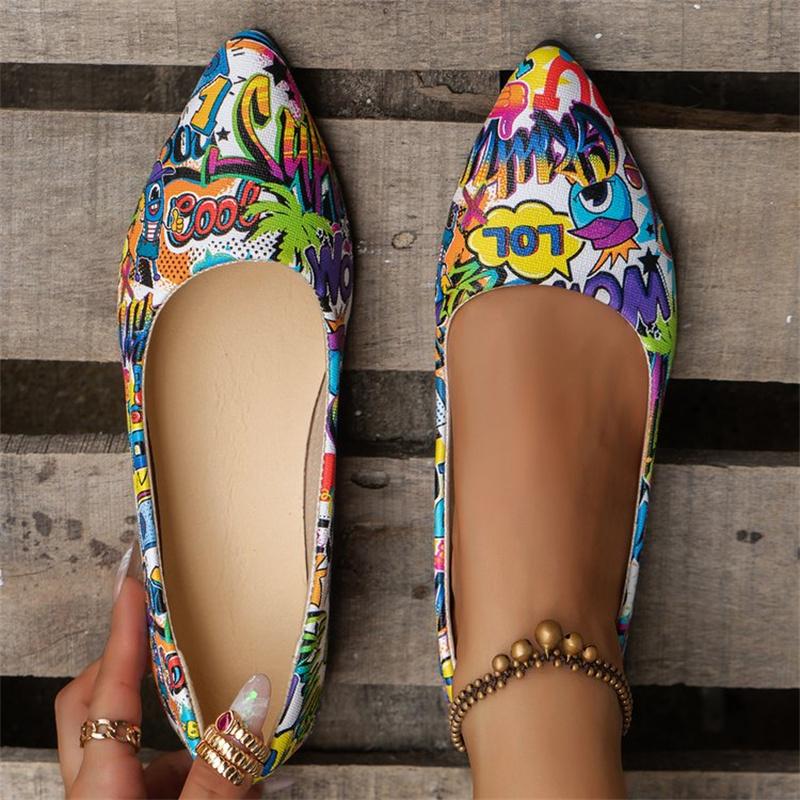 Fashion Pointed Toe Casual Ballet Flats 2024 High Quality Autumn Women's Shoes Mixed Colors Slip-On Concise Flats Zapatos Planos