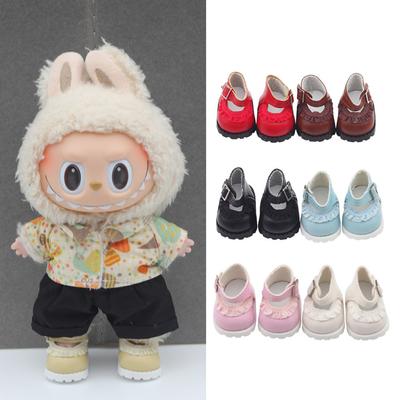 For LABUBU Leather Shoes Suitable for 17cm Cotton Dolls Shoes Boots Toys Casual Sports Shoes Dolls Accessories DIY Doll Toys