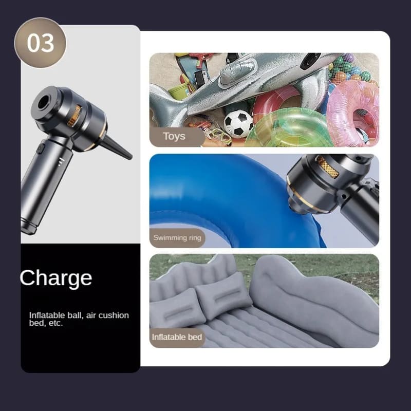 New 39000PA Car Vacuum Cleaner High Power Portable Handheld Cordless Brushless Motor Cleaner Powerful Air Dust Remover Suitable for Home Appliances