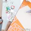 25 Pcs Scroll Tile Cookie Stencils, Royal Icing Cookie Cake Stencils Reble Pattern, Chinoiserie Tiles Airbrush Painting Stencil, Craft Painting