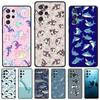 Orcas Whale Phone Case For Samsung Galaxy S24 S25 S23 S22 Ultra Note 10 20 Plus S20 S21 FE Cover