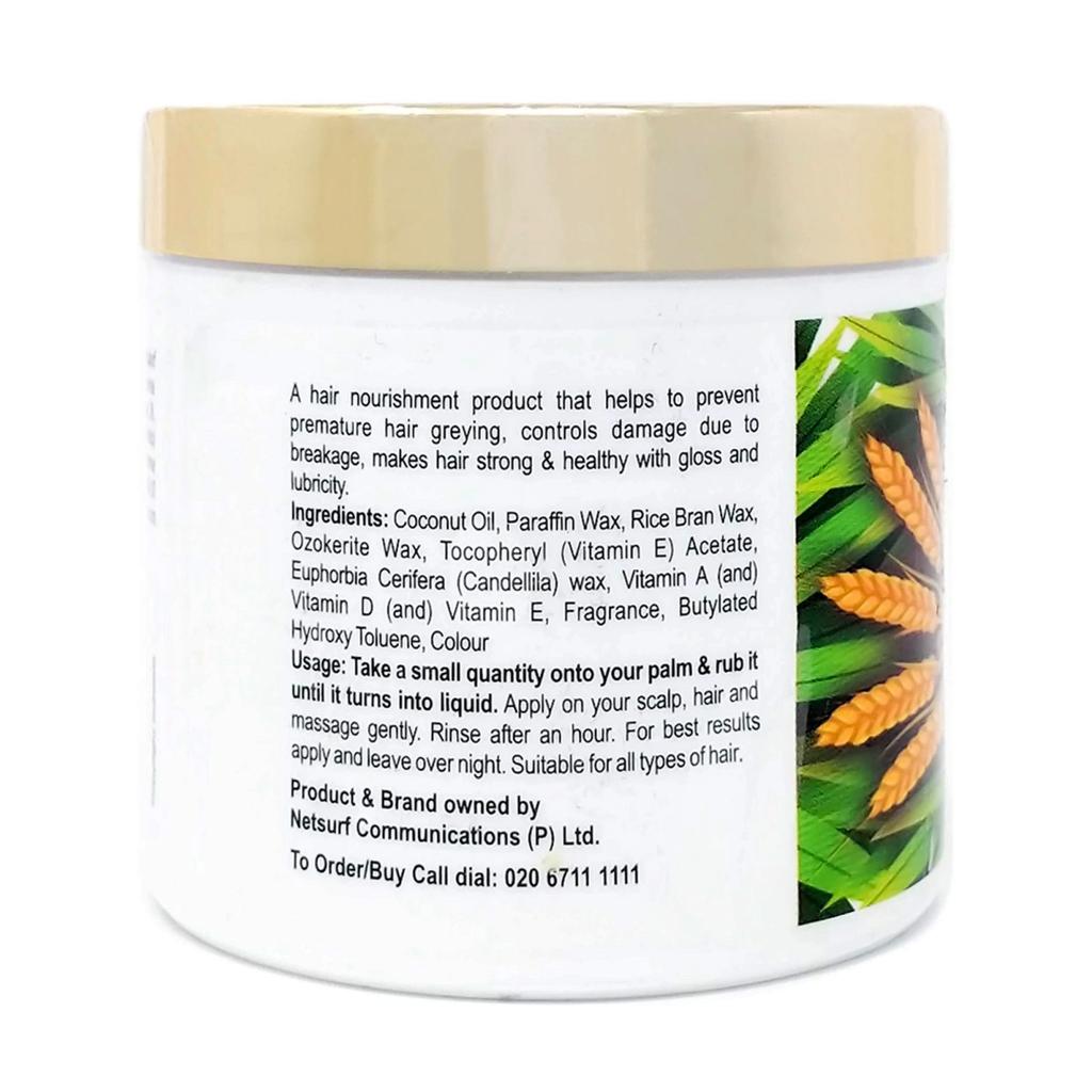 Hindistan Cevizi, Pirinç Kepeği ve A, D ve E Vitaminleri içeren saç besleyici ürün (80 gr), Saç Besinleri Hindistan Cevizi Pirinç Kepeği A Vitamini, D ve E, Bitkiler ve Daha Fazlası