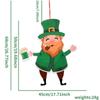 Adorable Festival Irish Nonwoven Fabric Hangings For St Patricks Day Decor Party