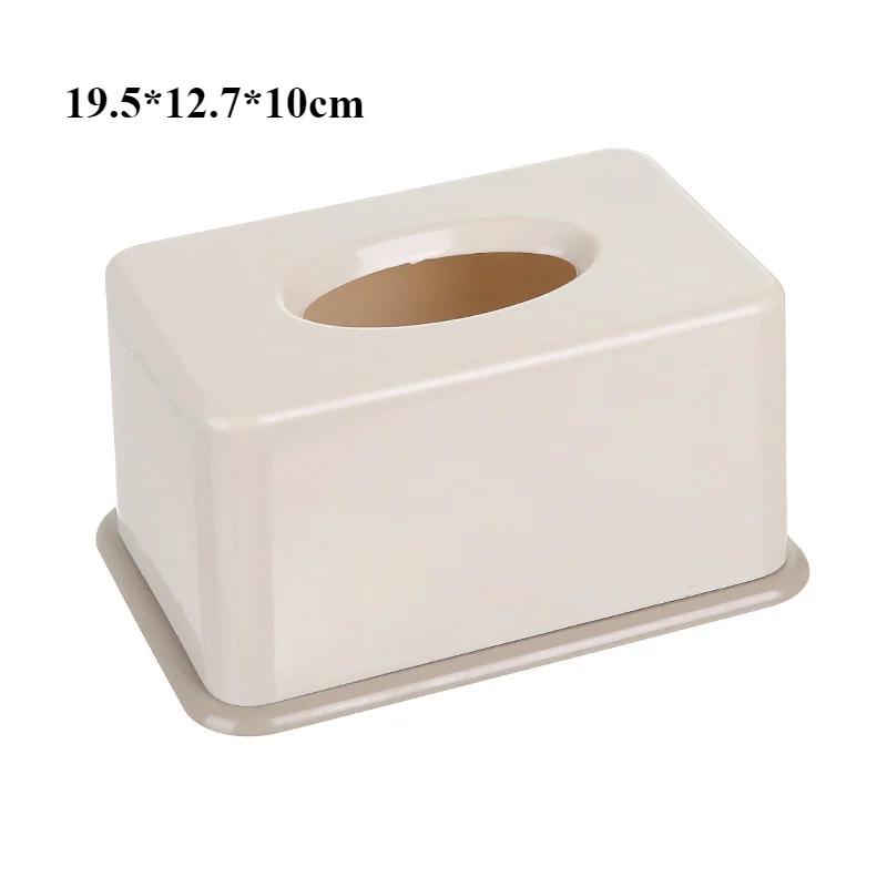 Tissue Box Cover Toilet Paper Box Solid Napkin Holder Case Simple Stylish Tissue Paper Dispenser Home CarOrganizer