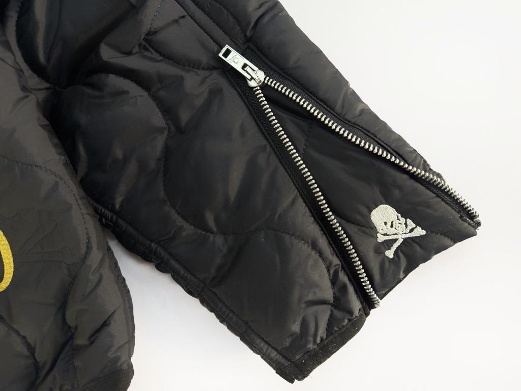 Skull Embroidery Baseball Collar Cotton Jacket - MMJ American Trendy Brand Outerwear