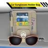 Sun Visor Card Holder Multifunctional For Citroen C4 C3 C5 C1 C2 Berlingo Celysee Cactus Picasso Aircross Saxo Grand