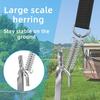 RV Tent Windproof Fixed Set Windproof Tent Line + Tent  Fixing Clips For Outdoor Camping Tents Sun Shades RV Awnings And Hiking