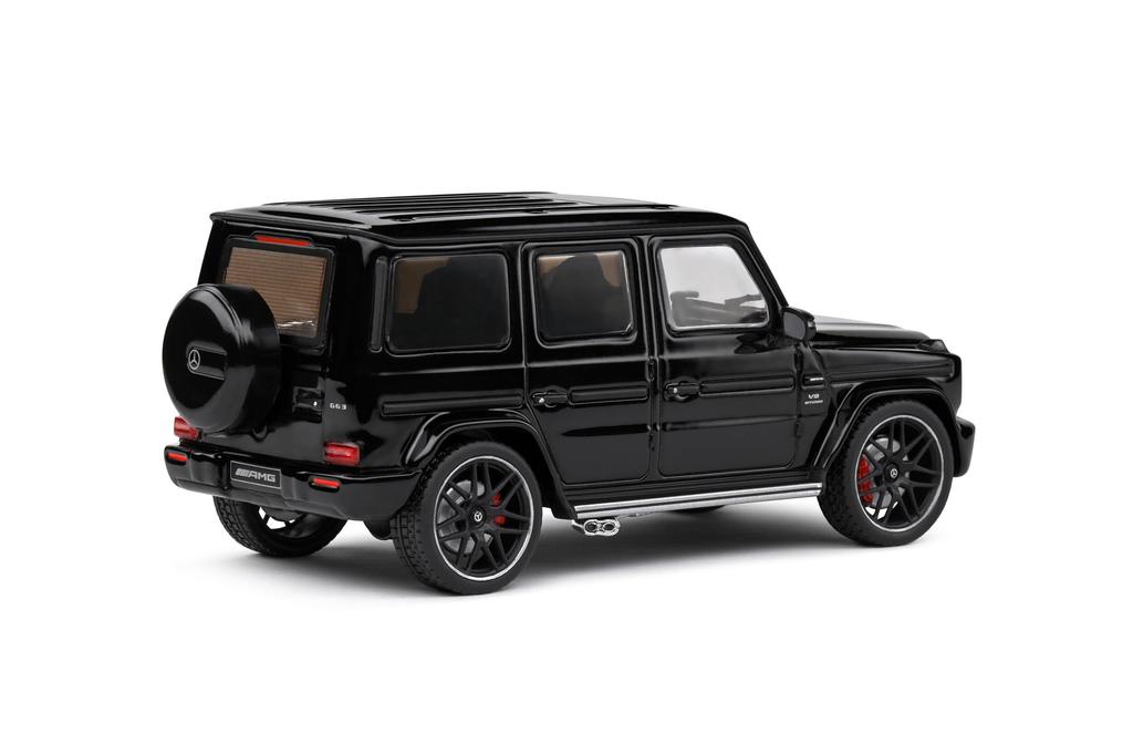 Solido Mercedes-Benz 1/43 Scale Diecast Model Car: Benz G-Class G63 AMG 2018 (Black) [Parallel Import]