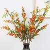 Artificial Fruit Tree Branches High Simulation Lifelike Faux Fruit Bouquet Stems for Home Decor