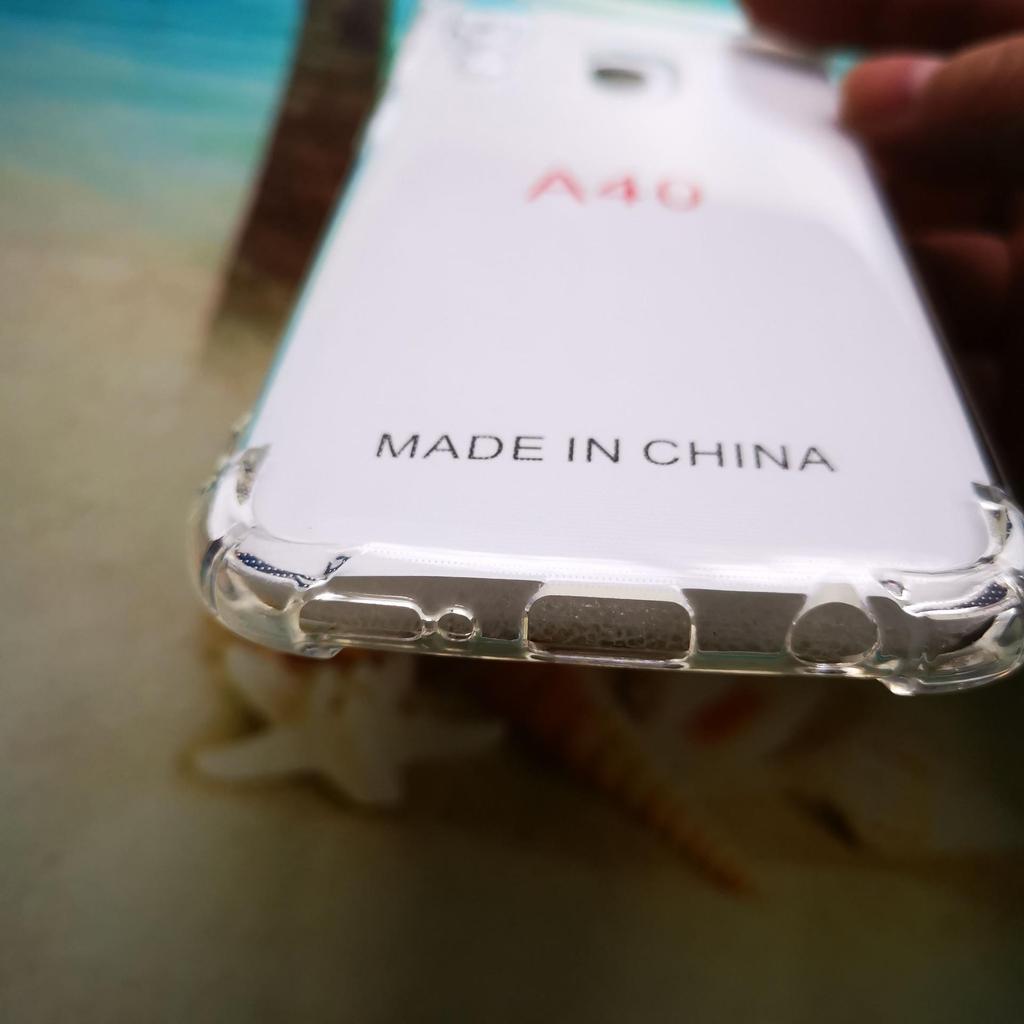 Przezroczyste etui TPU odporne na upadki ze smyczą dla A40