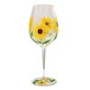 Painted medieval tulip goblet 400-800ML high-value crystal glass juice home red wine