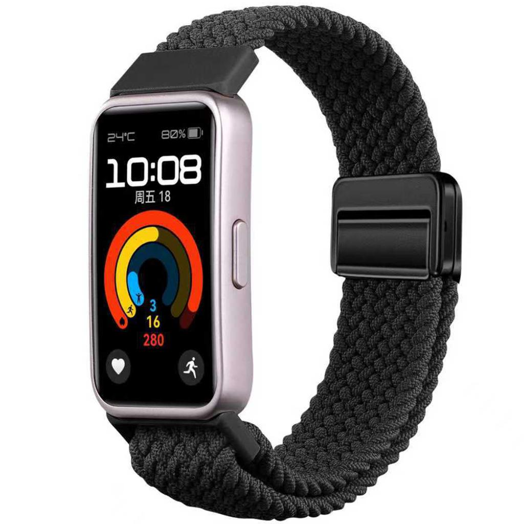 Nylon Strap For Huawei Band 10 9 8 Braided Comfortable Magnetic Buckle Adjustable Watchband Huanwei Band 10/9/8 Accessories Belt