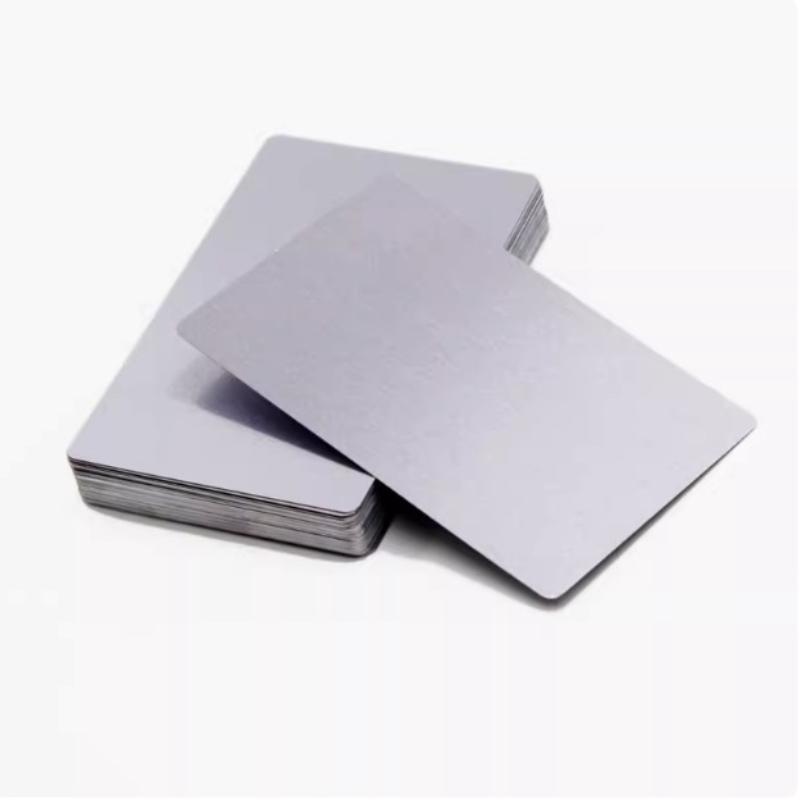50 Buc. Blankuri Gravură Laser Foaie Aluminiu Cărți de Vizită Gravură Laser Multifuncționale DIY Cărți Cadou