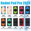 For Xiaomi Redmi Pad Pro 2024 5G 12.1 inch Case Kids Safe Silicon PC Shoulder Strap Shockproof Armor Stand Tablet Cover
