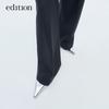 Edition Women's Double Pleat Wool Blend Wide-Leg Trousers