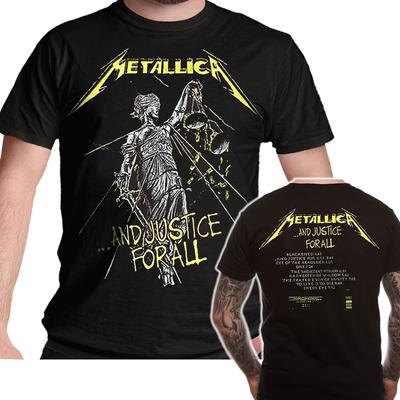 Metallica T Shirt And Justice For All Tracks Metal Tee New Official