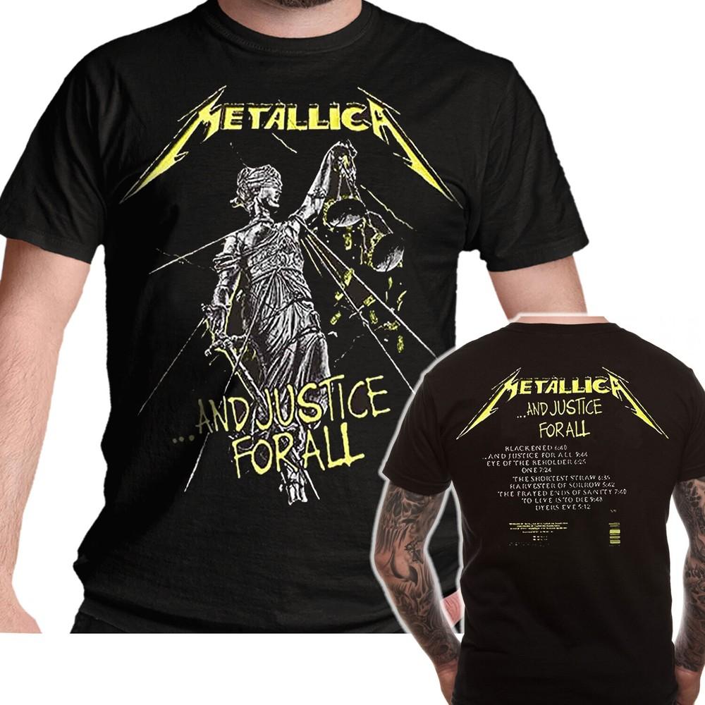 

Metallica T Shirt And Justice For All Tracks Metal Tee New Official M