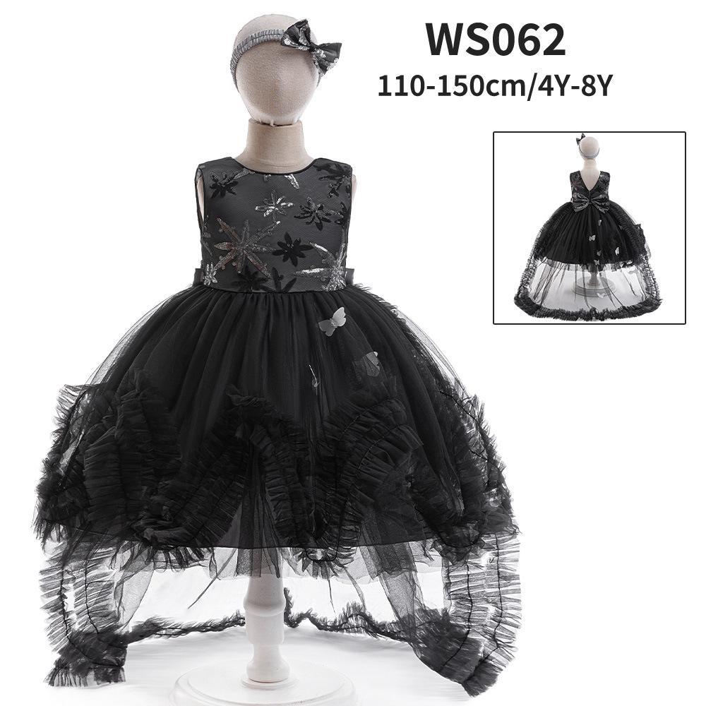 Satijnen Prinsessenjurken Collectie voor Kinderen, Halloween Meisjes Rollenspel Formele Jurk