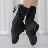Men Women Sports Dancing Sneakers Jazz Dance Shoes Canvas Dance Boots Women Dancing Short Boots Girls/Boys Dance Shoes