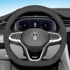 Leather Car Steering Wheel Cover for Volkswagen ID5 ID4 ID3 ID7 ID6 Pro Crozz GTX    2024 Auto Interior Accessories